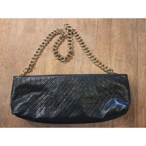Vintage Occhio black clutch